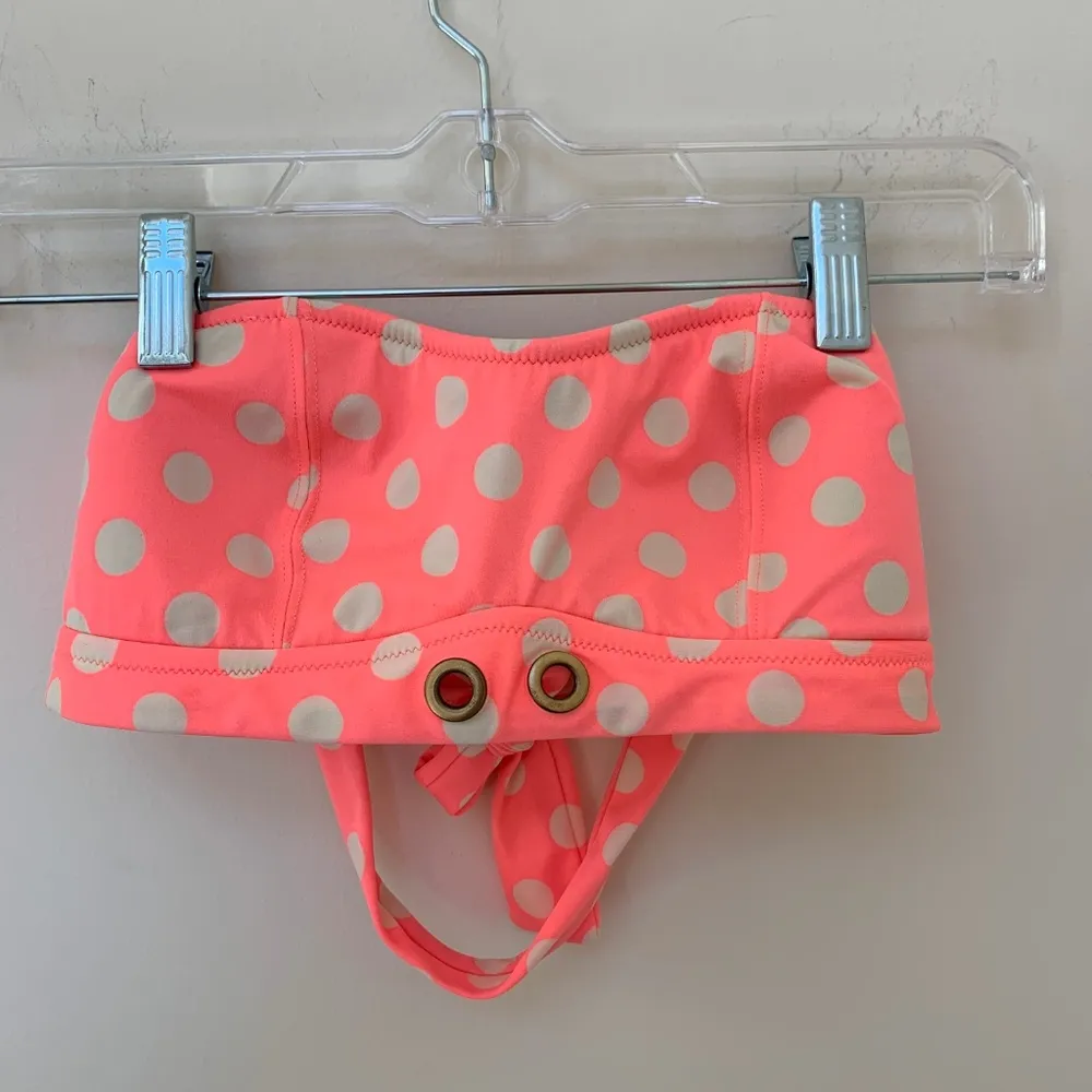 J.Crew pink polka dot bikini top size XS! - Image 5
