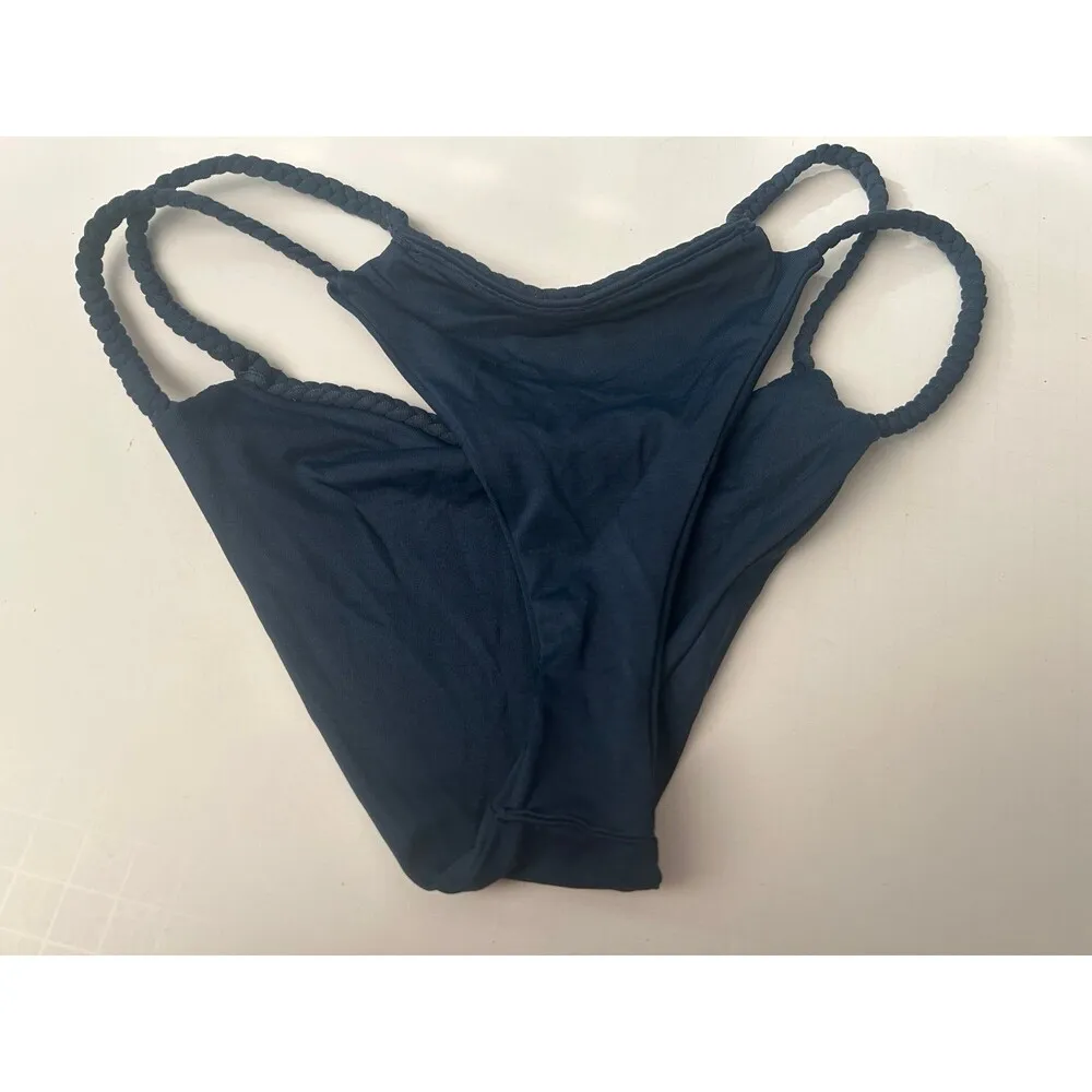 Frankie’s Bikinis Mimi Bikini bottoms, braided side straps M - Image 4