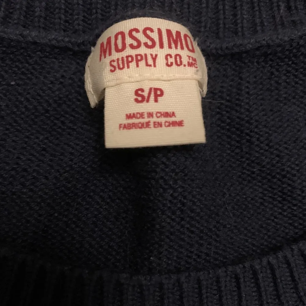 Blue, White and Orange Sweater - Image 3