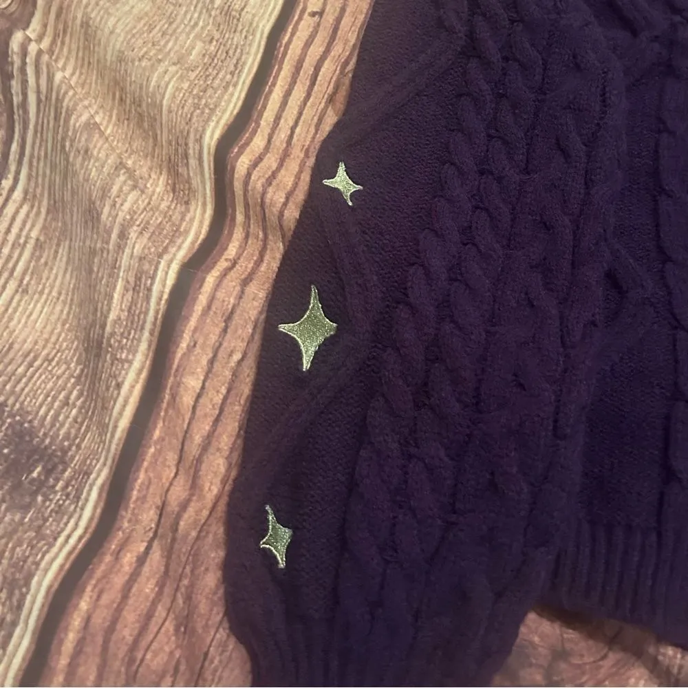 Women’s Taylor Swift Speak Now Purple Cardigan for Re-record Drop XL/2XL - Image 5