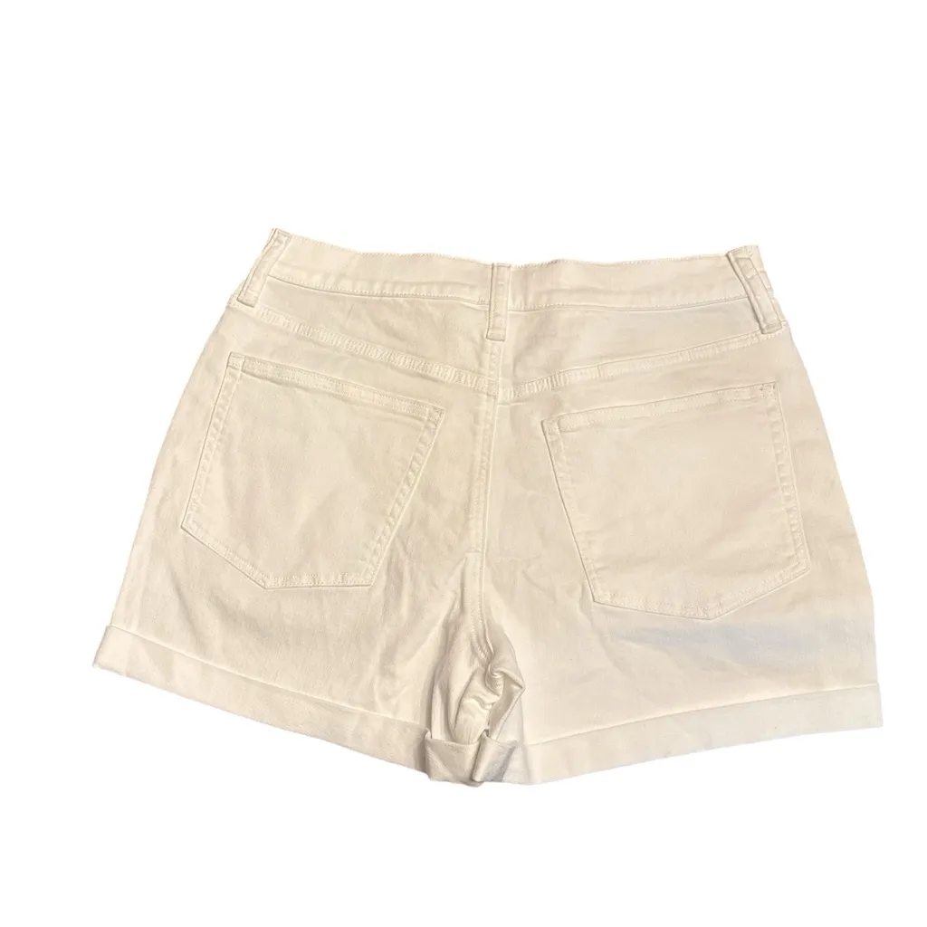 J Crew Factory women’s Classic white denim short Size 30 NWT - Image 4