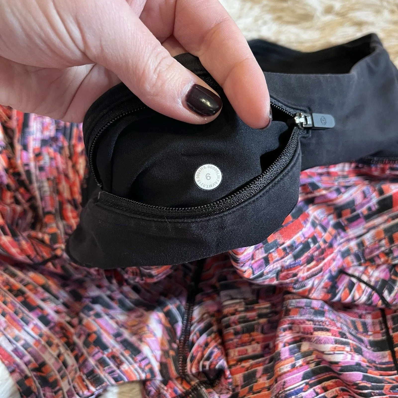 Lululemon Speed Up Shorts Women’s 6 Black Multi Low Rise 2.5” Lined Running - Image 14