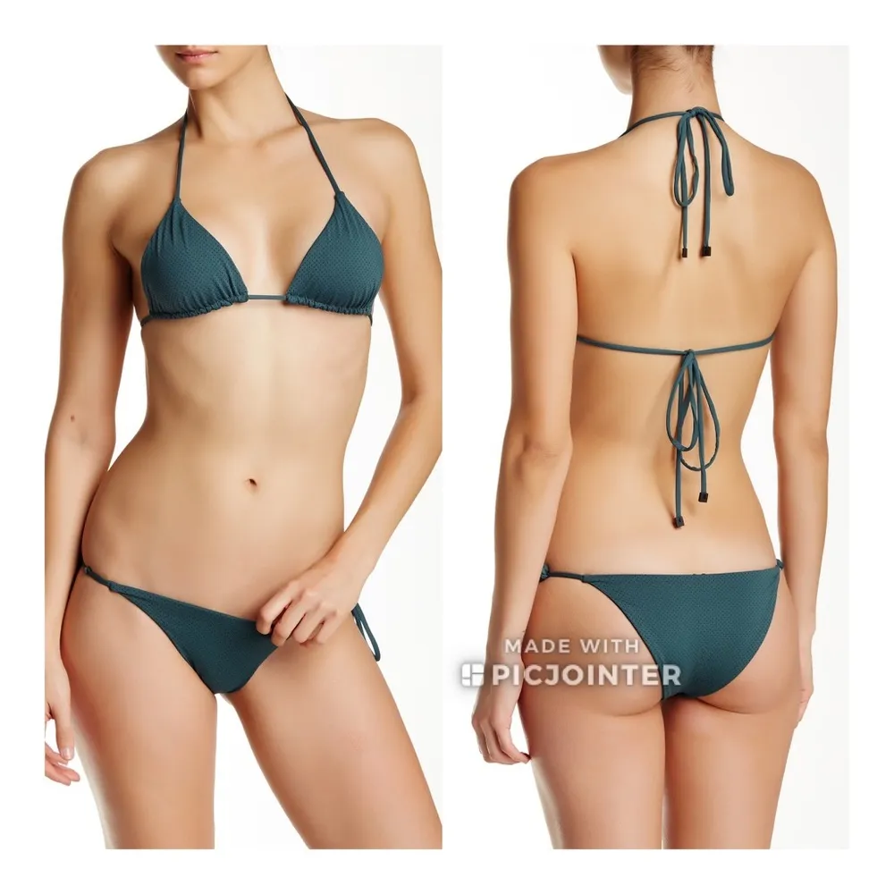 Tavik Forest Green Jax Nancy Bikini XS M S Mesh Reversible Perforated Size undefined - Image 3