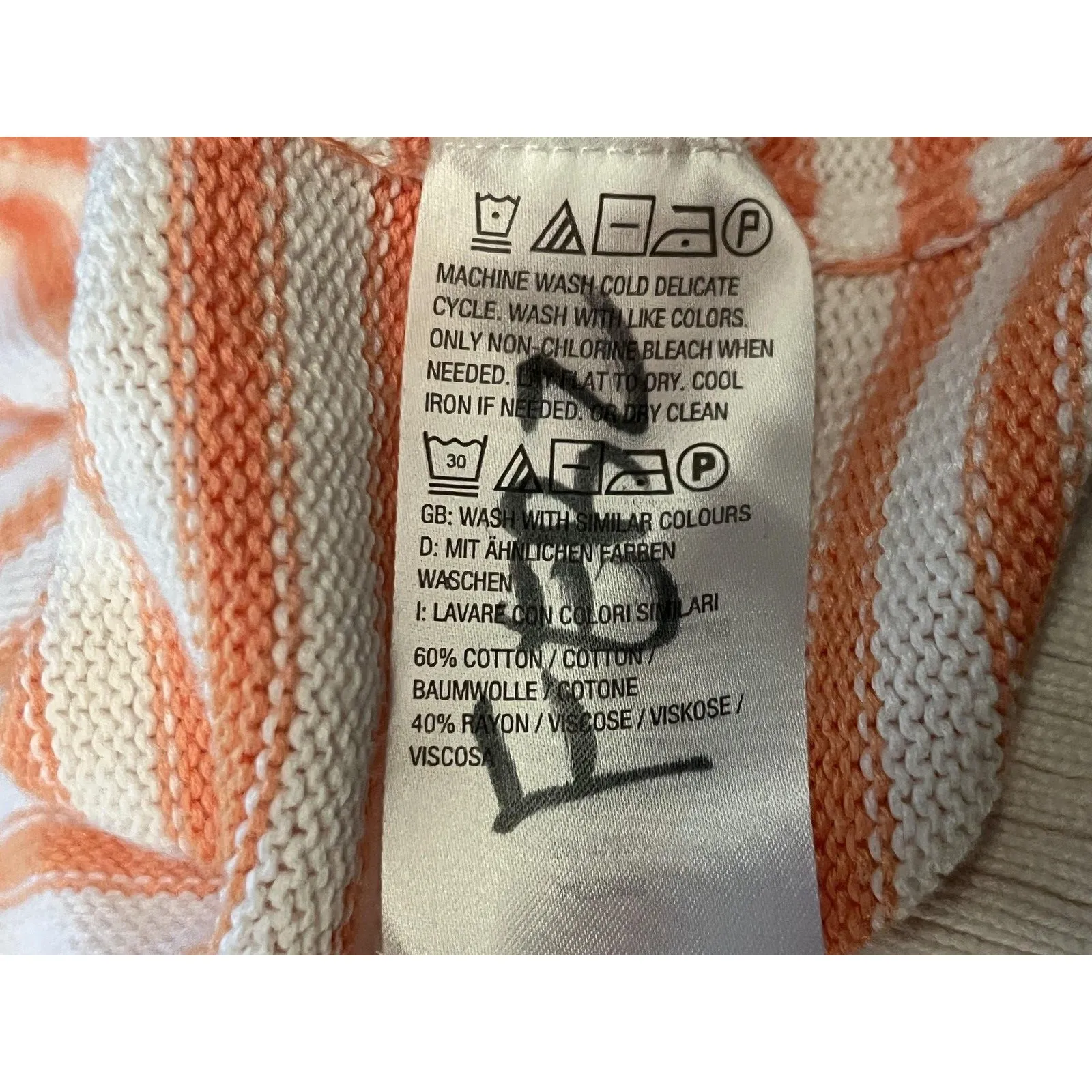 Candace Cameron Bure Sweater Womens XXS Yellow White Stripe Henley Knit Top - Image 7