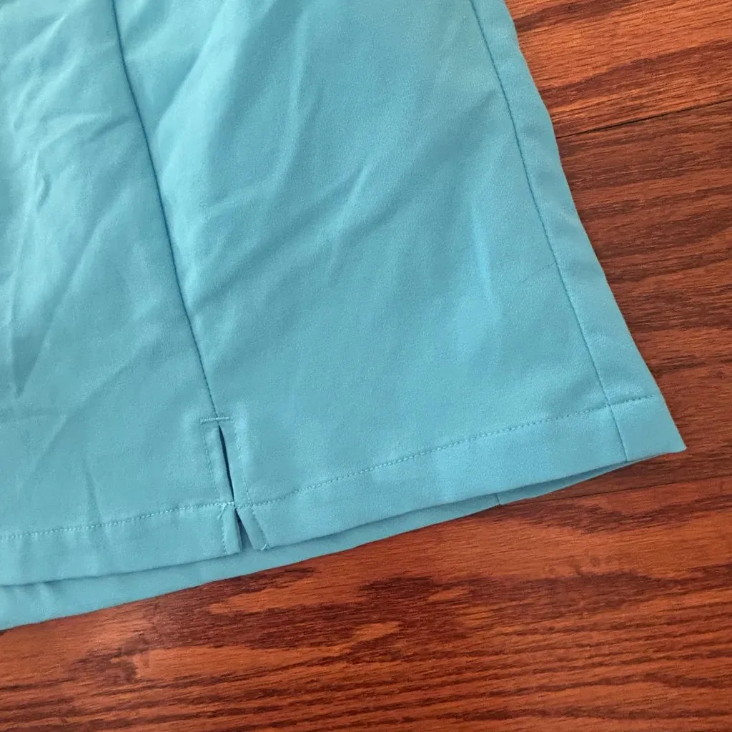 Adidas Women's Golf Skirt Size 4 ClimaCool Built in Shorts Turquoise - Image 11
