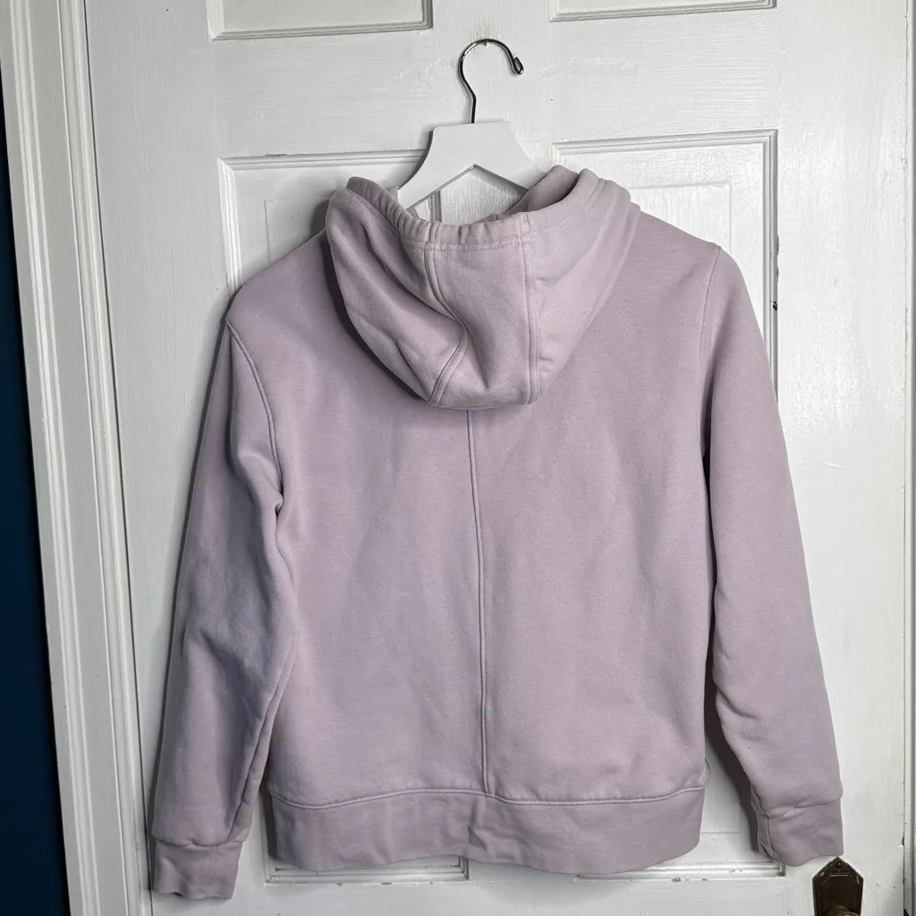 Athleta Retroplush Hoodie Hooded Crop Sweatshirt 982369 in Lavender W1910 Sz XS - Image 11