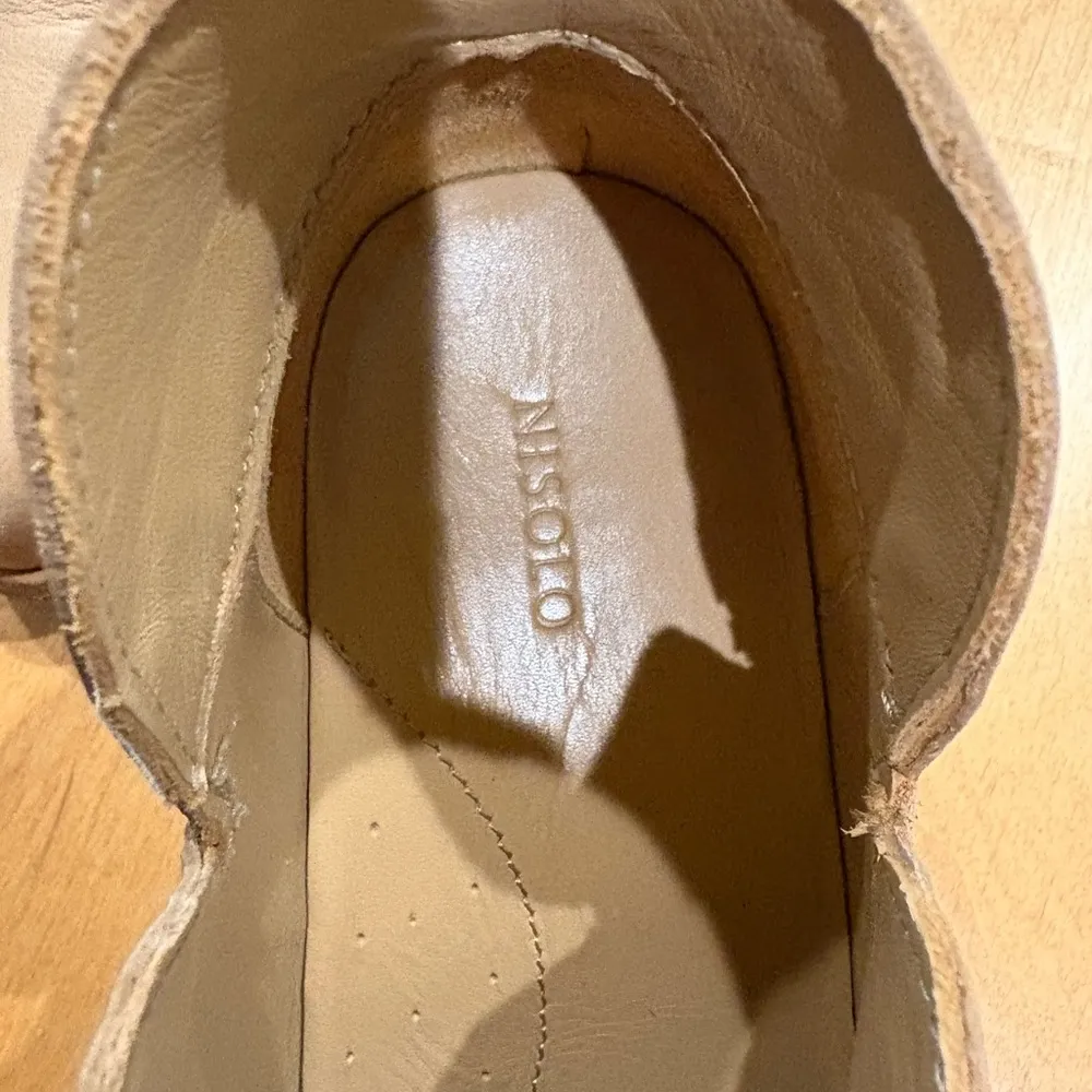 Nisolo Anthropologie Mia booties ankle boots tan leather 7.5 - Image 6