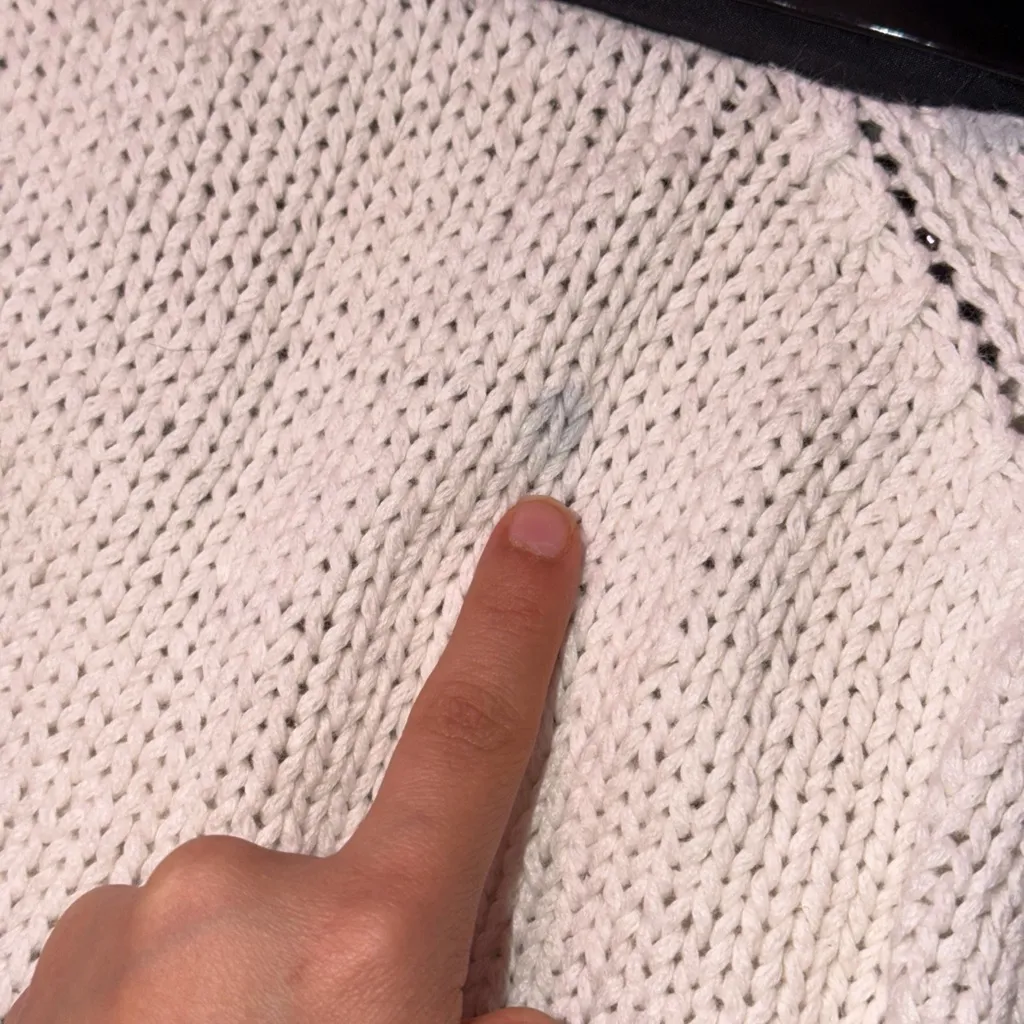 Vintage Cardigan Jacket Michael Simon New York Plaid Knit White and Black Size L Size L - Image 8