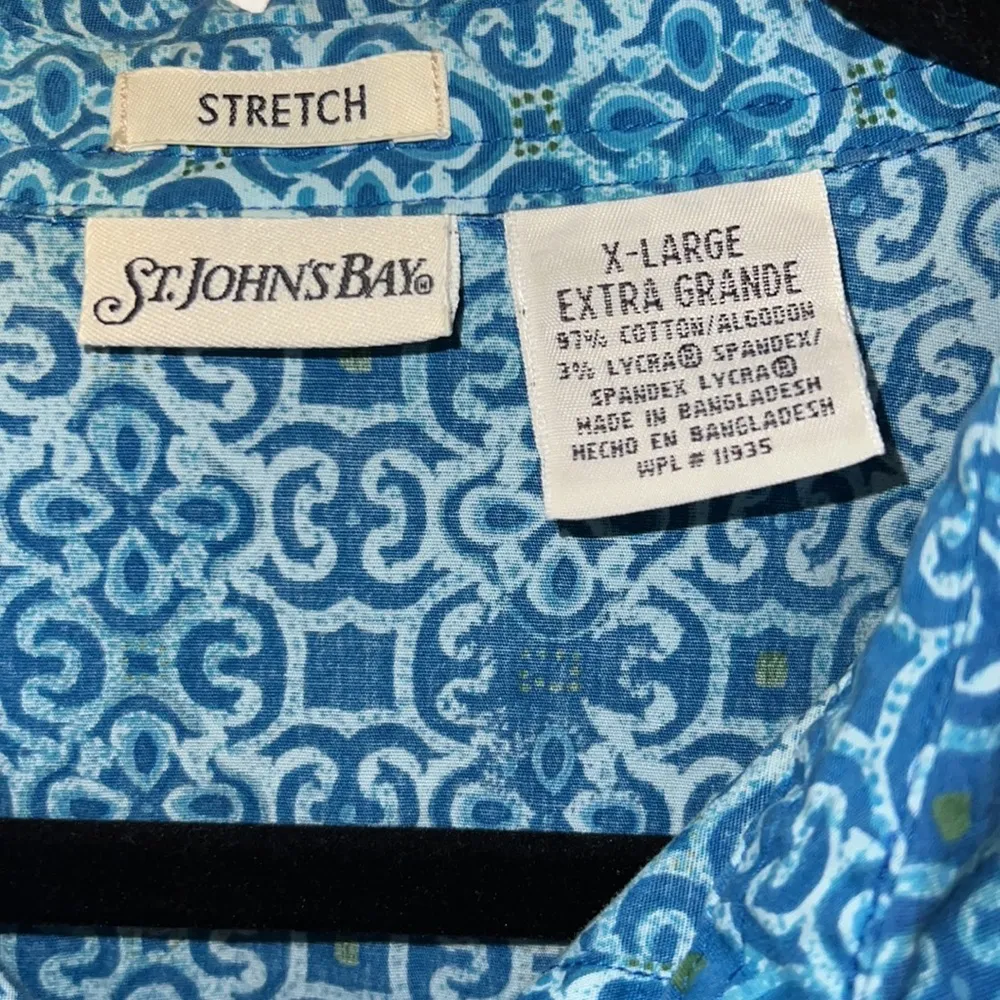 Geo Pattern Short Sleeve Button-Down - Image 3