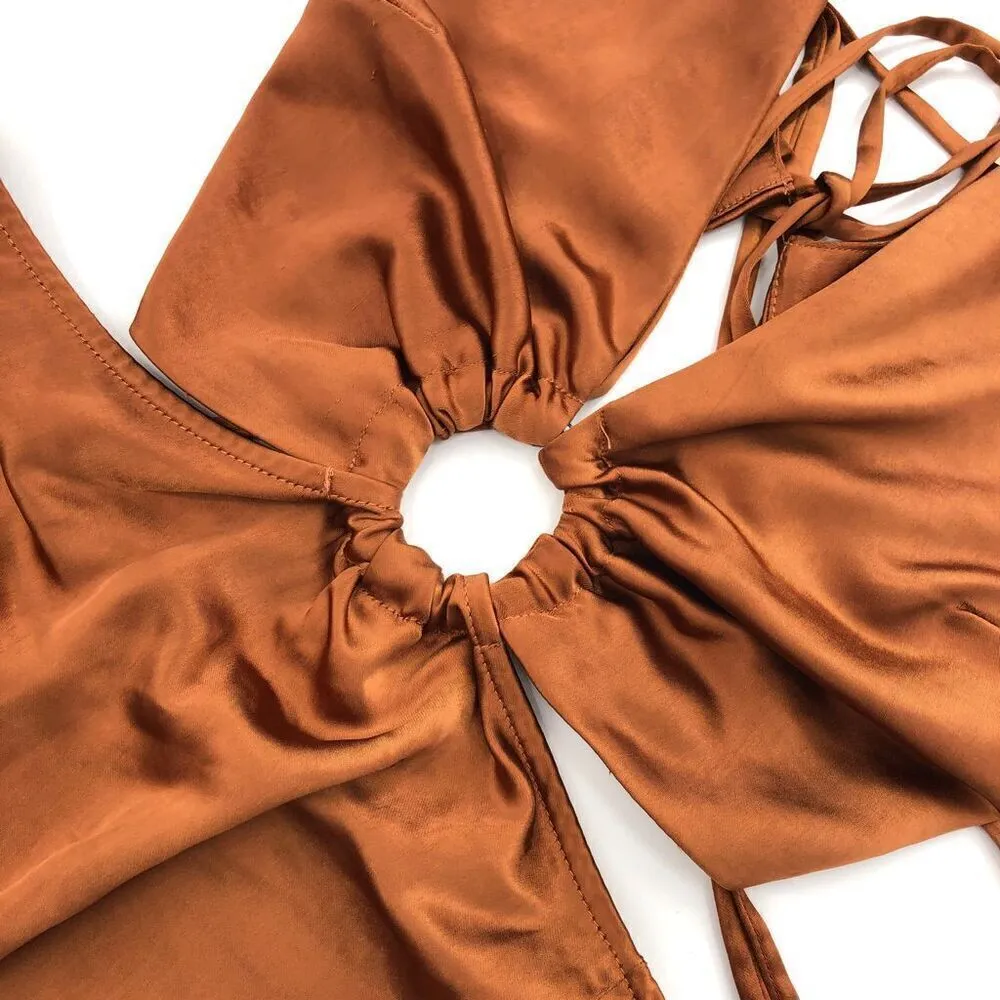 Aniston Dress in Hazelnut‎ LPA Small - Image 7