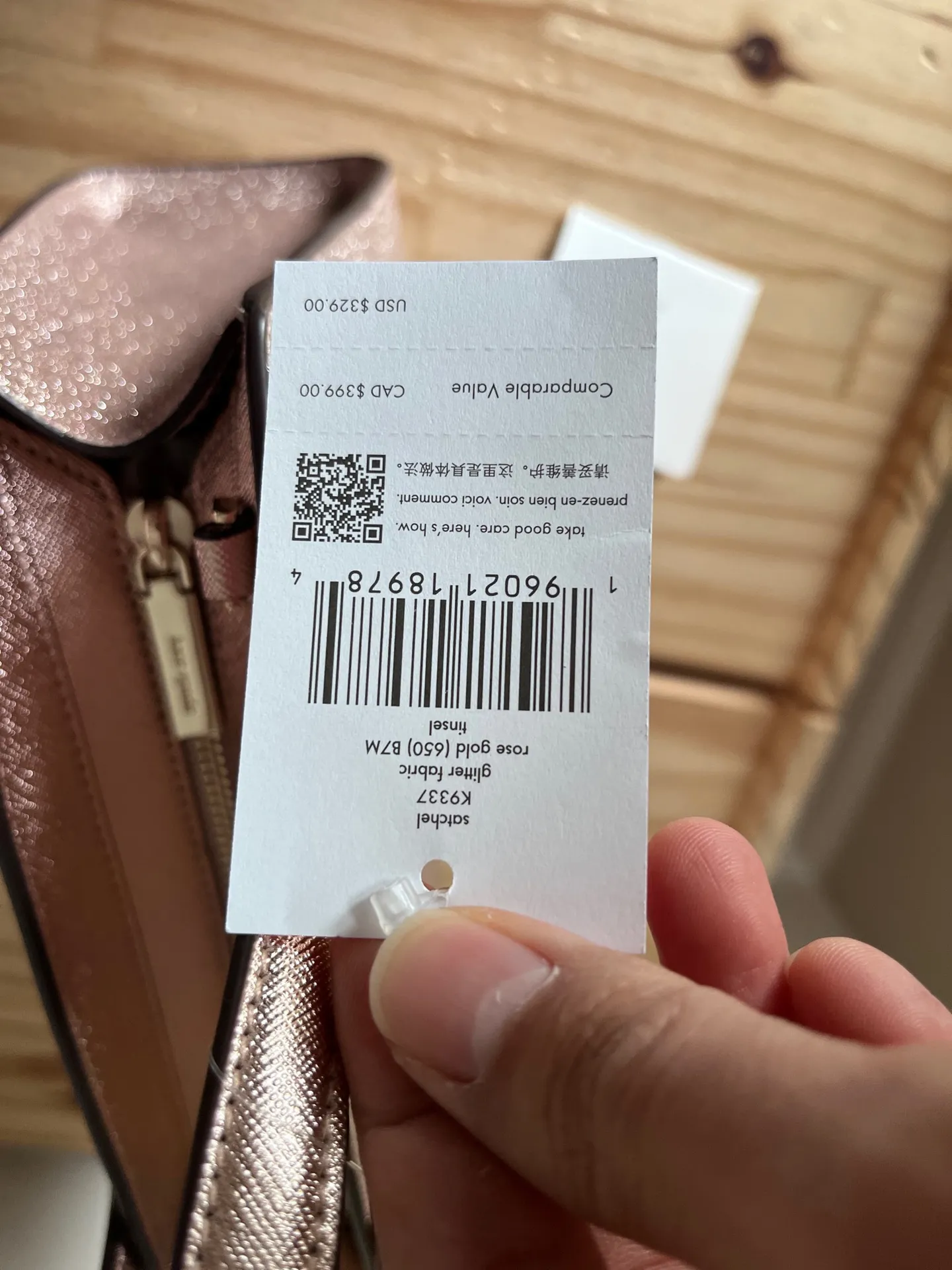 Kate Spade Tinsel glitter fabric satchel Set - Image 14