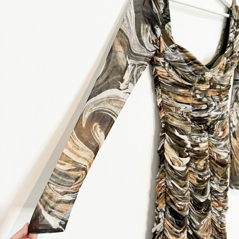 Zara Mesh‎ Mini Dress - Image 4