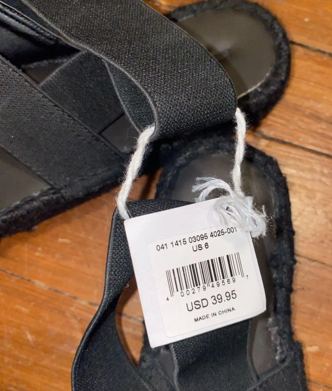 black straps sandals - Image 4