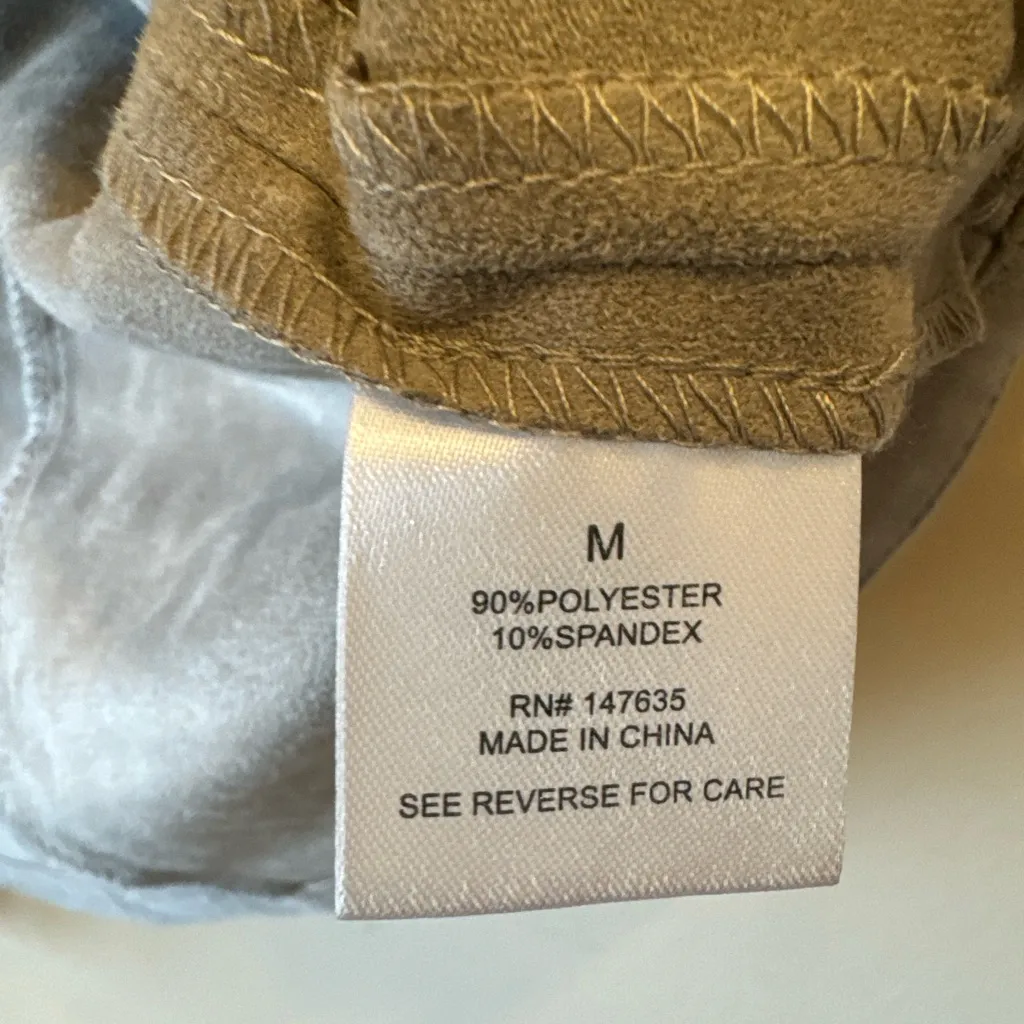 Soft Altar’d State‎ Open Vest Medium Taupe Light Brown Beige - Image 4
