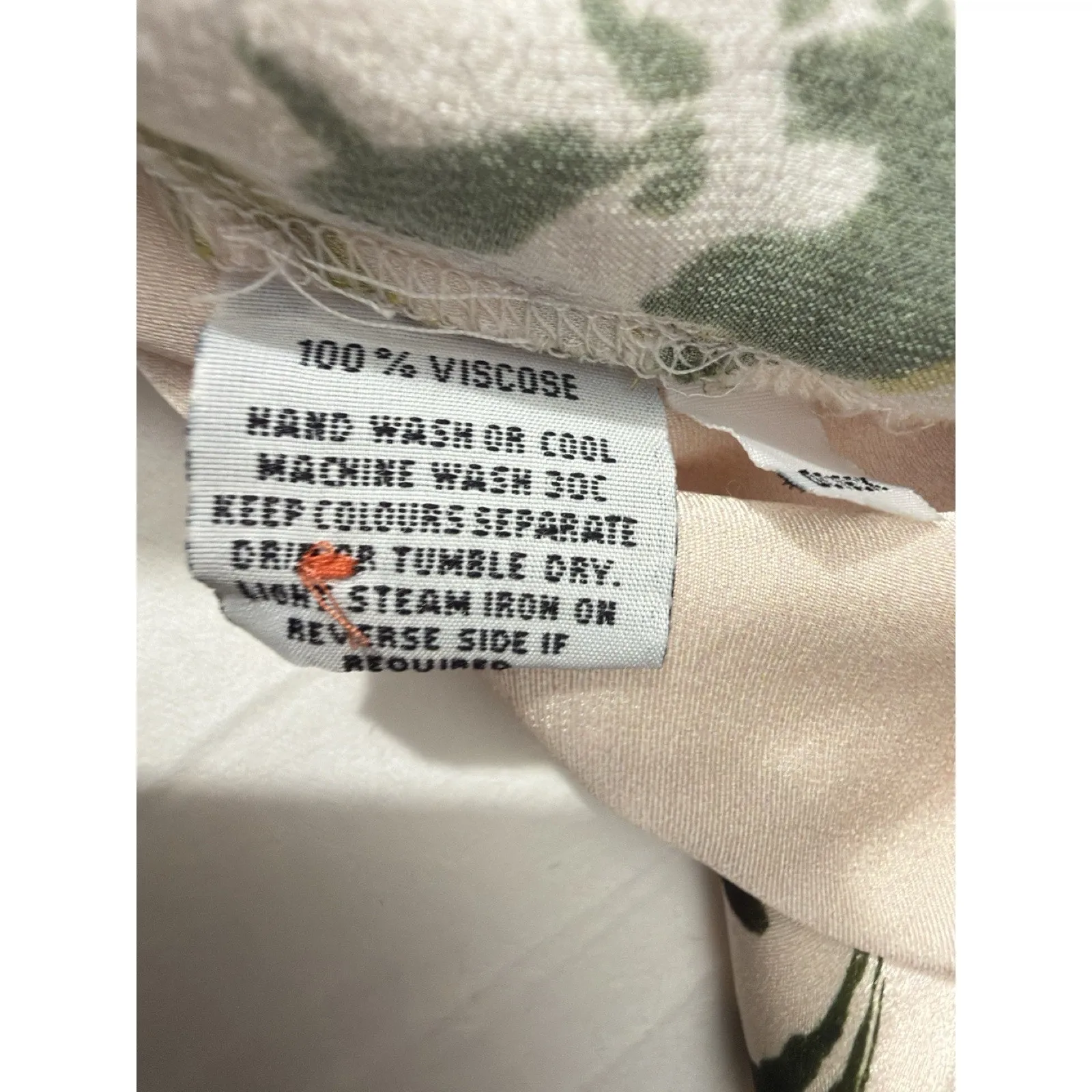 GHOST London Floral Caftan Kimono Dress Womens Size L Viscose Red Blue Print Size L - Image 11