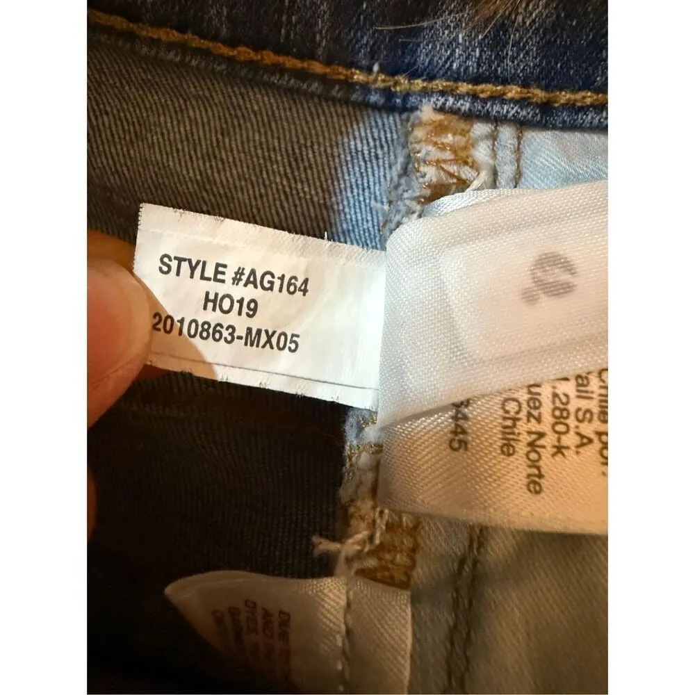 Madewell 11" High-Rise Skinny Jeans in Maricopa Wash AG164 size 32 - Image 11