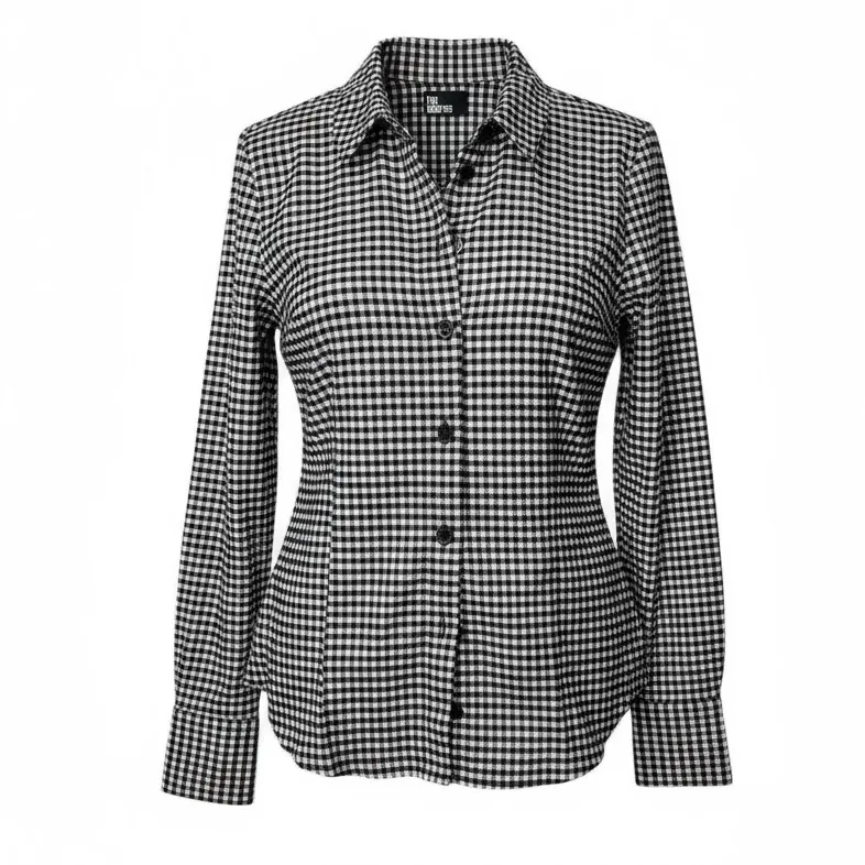 THE KOOPLES Wooly Houndstooth Button down Shirt Size FR 2/ 6/Medium US NWT - Image 2