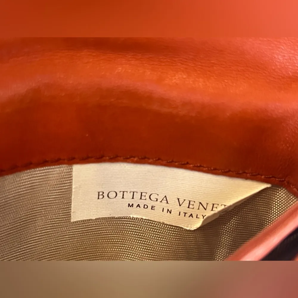 Authentic Bottega Veneta Wallet Orange - Image 5