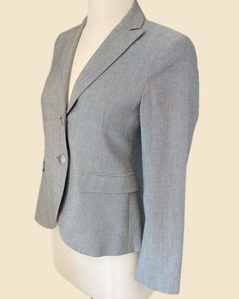 Theory Single Breasted Wool Blazer - Image 2
