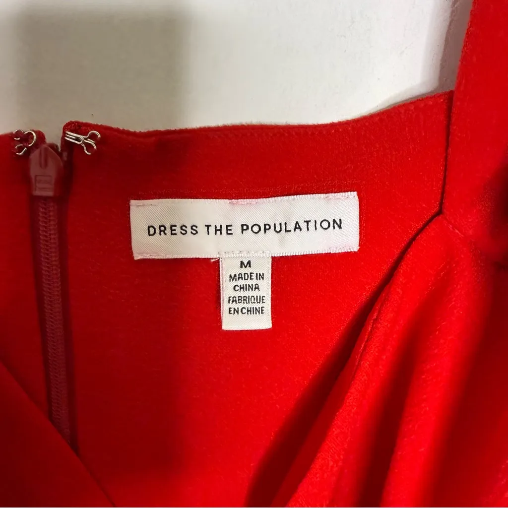 Dress The Population Amora Sweetheart Bodycon Dress Size Medium - Image 6