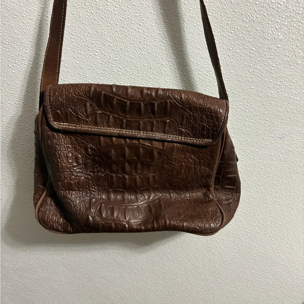 Unisa Leather Purse (Alligator stamped exterior) - Image 3