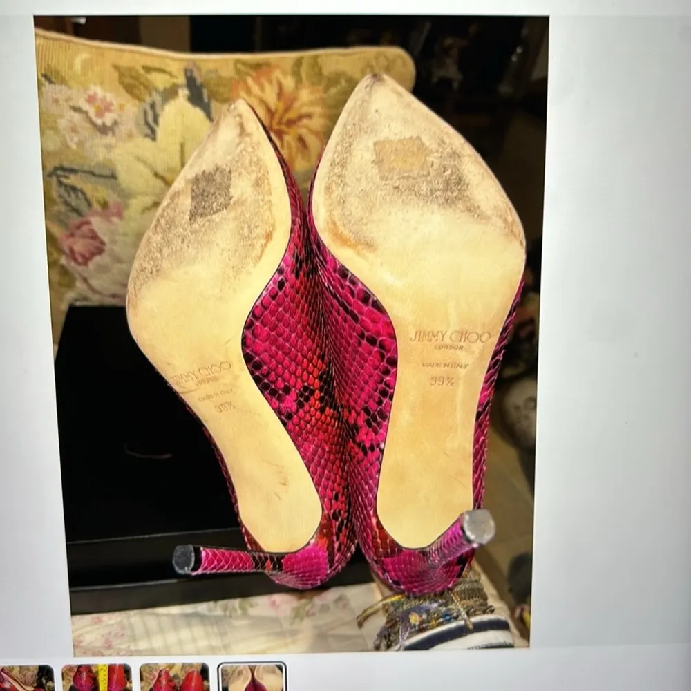 Jimmy Choo gorgeous shoes 39 1/2 - Image 5