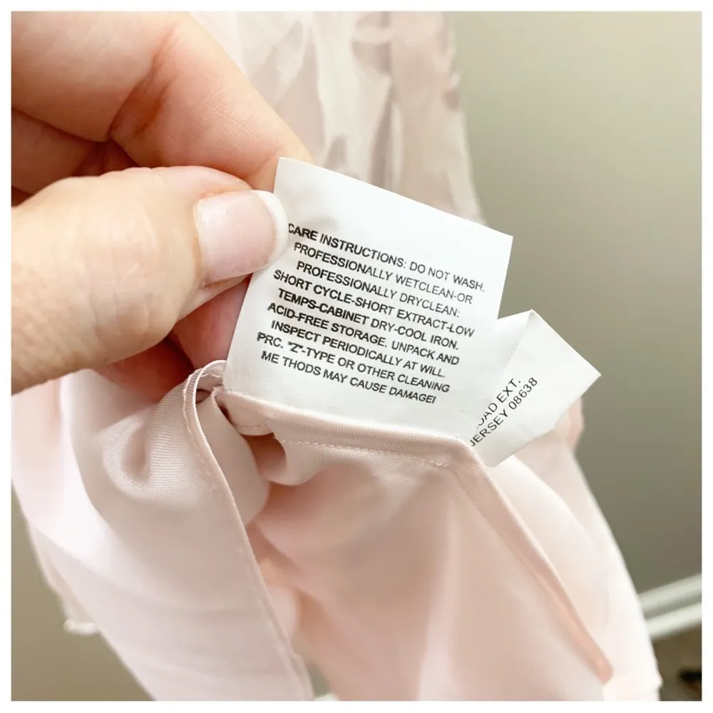 Cameron Blake by Mon Cheri Silk Floral Tiered Sleeveless Maxi Pink Dress Size 8P - Image 6