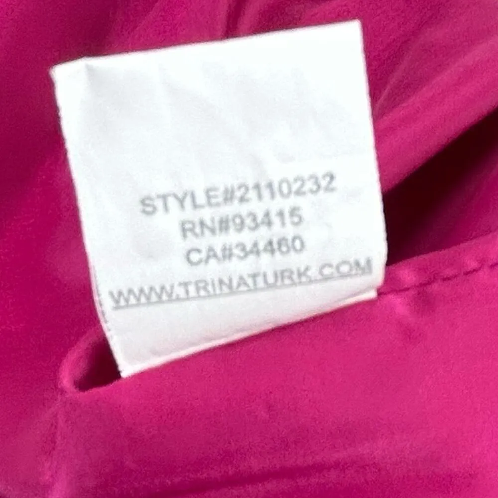 Trina Turk | S | Fong Ponte Knit Cap Sleeve Lined Resort Sheath Shift Mini Dress - Image 12