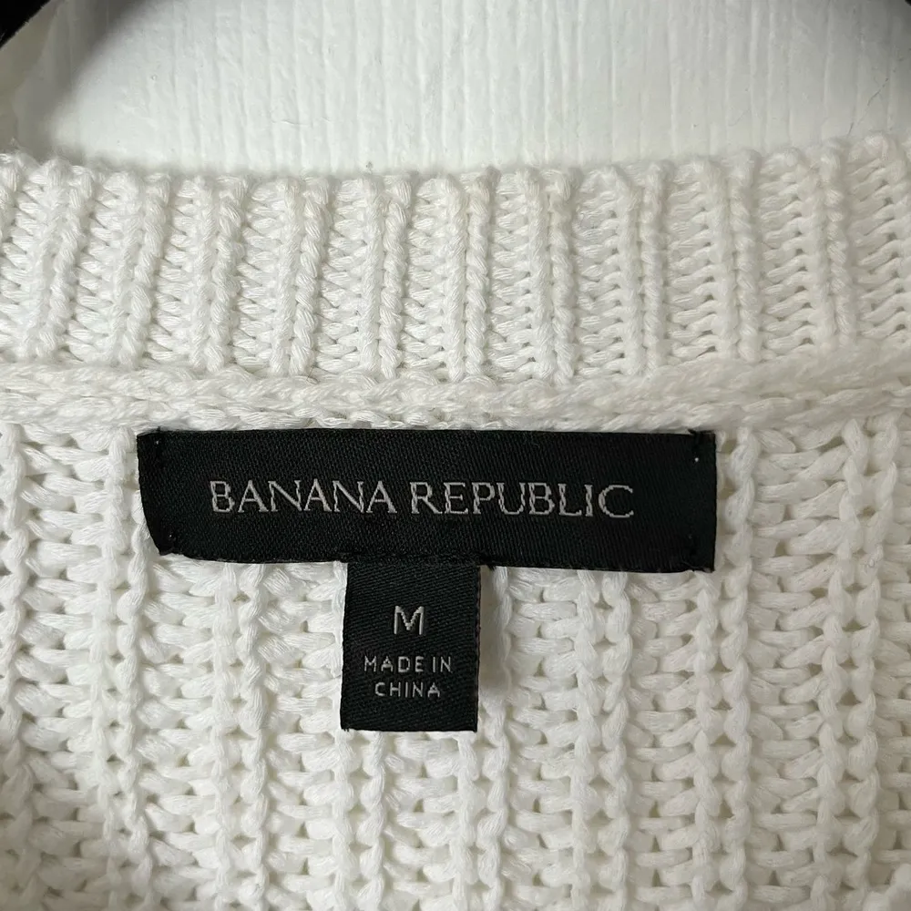 Banana Republic Striped Snap-Front Cardigan - Size M - Image 2