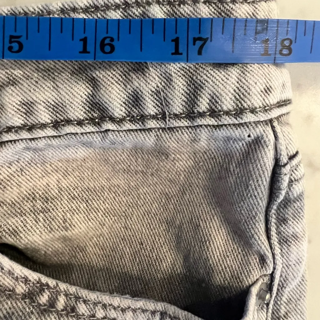 Ashley Mason Pink Bows Micro Mini Denim Jean Skirt size 13/31 Y2K Aesthetic New - Image 6