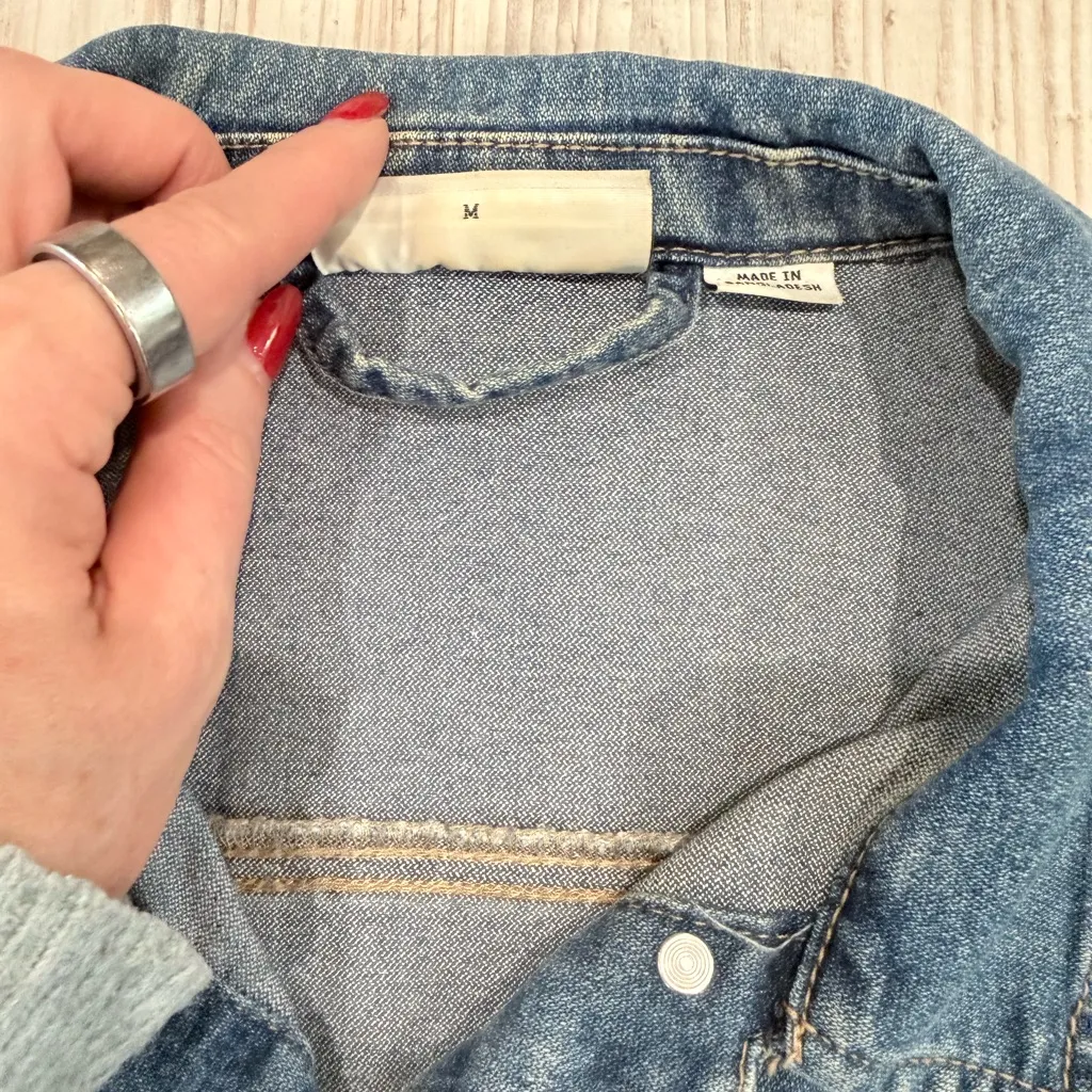 Noisy May  Blue Denim Jacket - Image 6