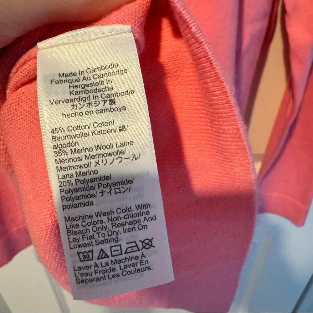 NWT J. Crew Teddie Pink Crewneck Long Sleeve Sweater | XL - Image 5