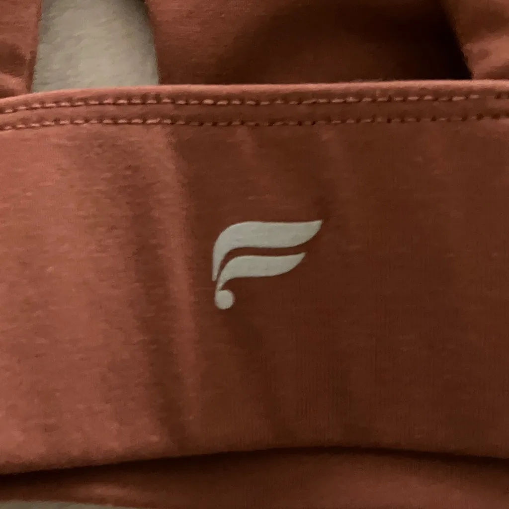 Burnt Orange Twist Front Sports Bra - Image 10