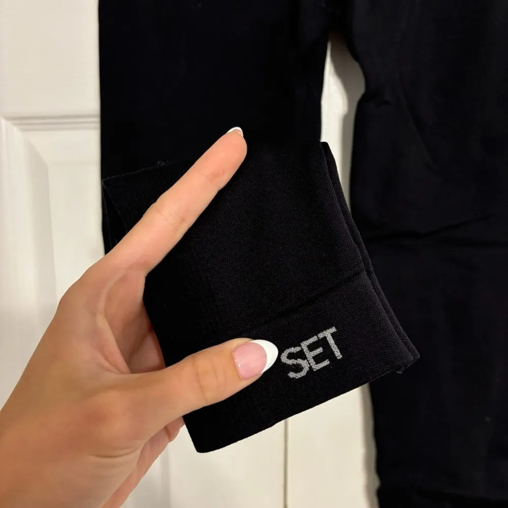 Set Active Black Ribbed Leggings - Image 5