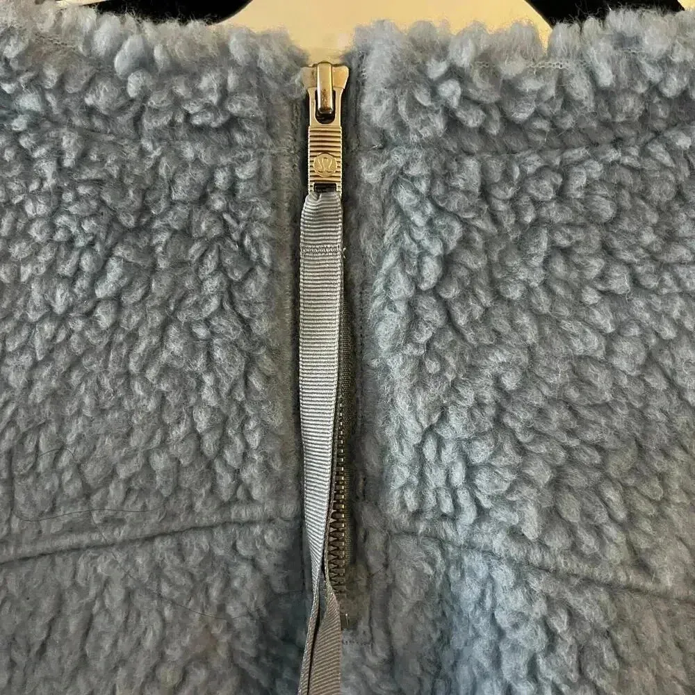 145 Lululemon Wool Whenever Crew Size 6 Color Blue - Image 4