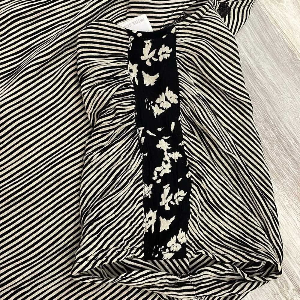 Vintage - Susan Burrowes for  Black & Off White Blouse Size 4 - Image 10