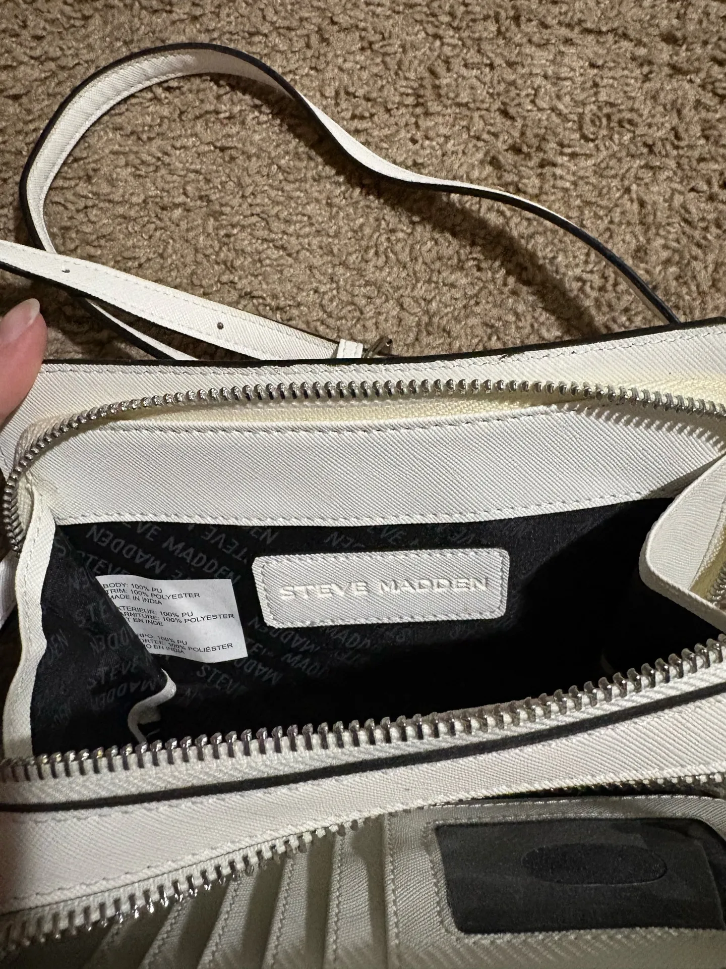 Steve Madden Purse White Crossbody - Image 3