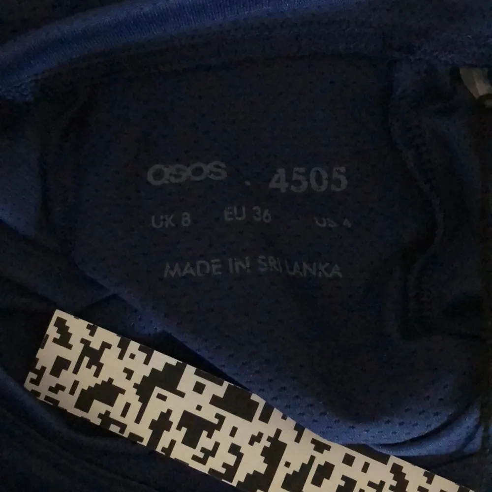 Cute ASOS Blue Workout Short Sleeve Shirt - Image 7