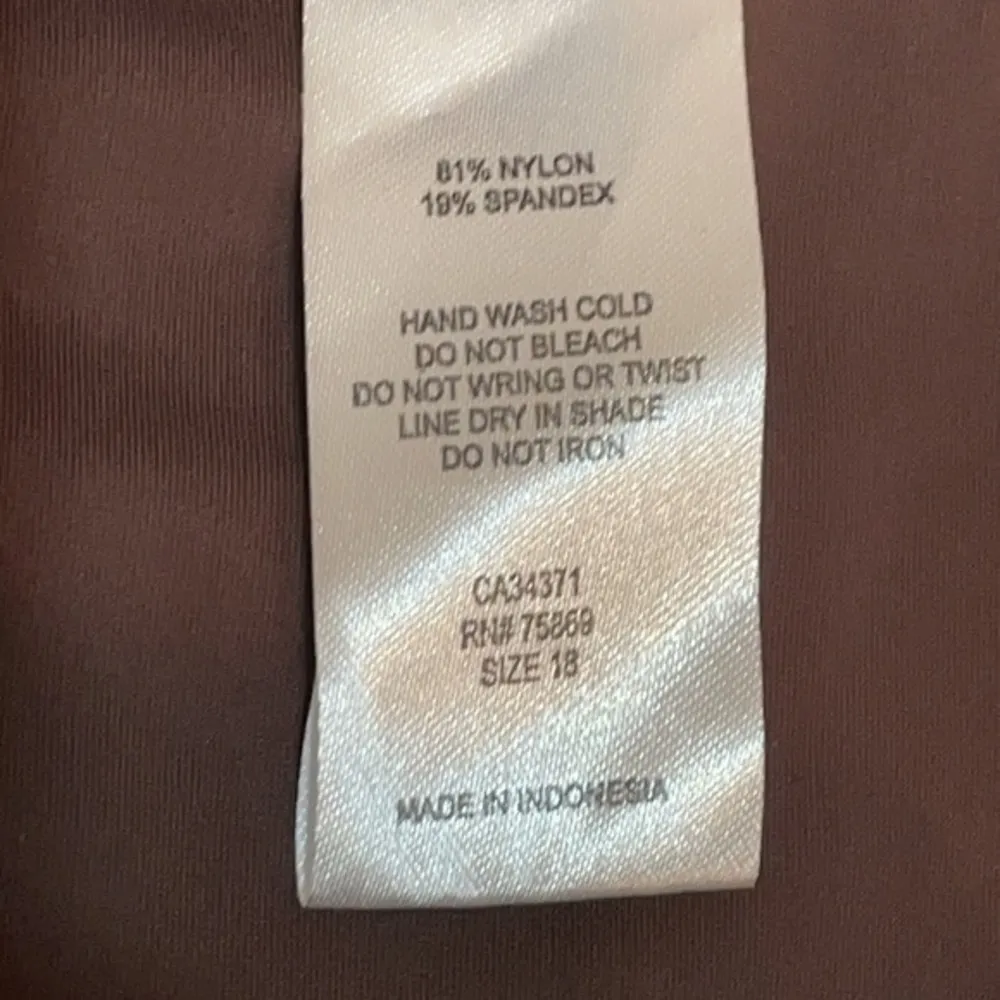 Aqua Couture Brown Missy Swim bottom Sz 18 - Image 35