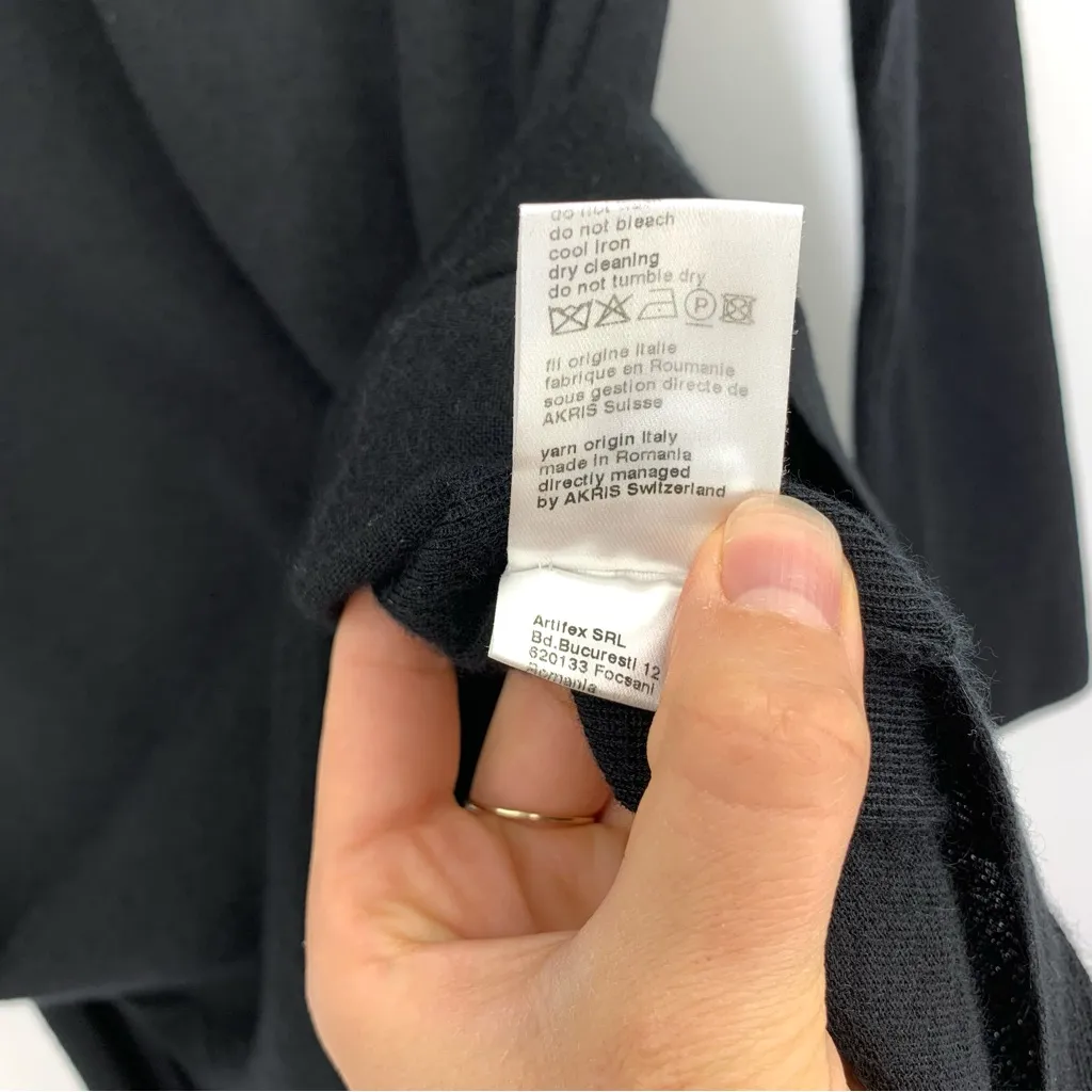 AKRIS Cashmere Pullover Sweater Black US 6 - Image 7