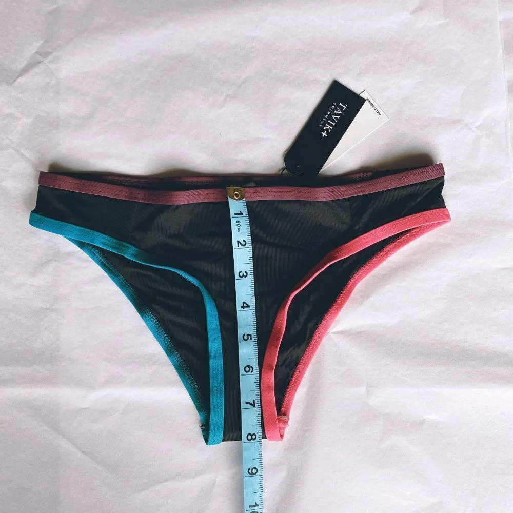 ‎Tavik JAYDEN Bikini Bottom Color Blocked Black - Image 10