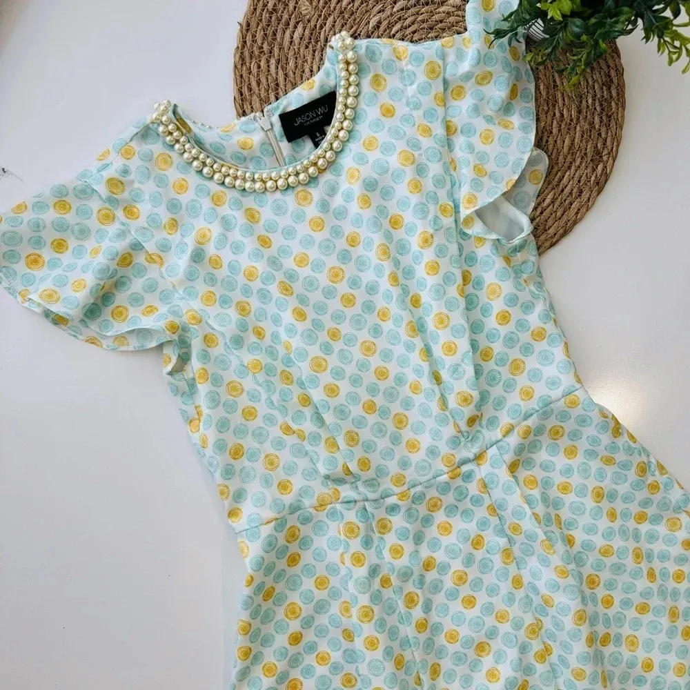 Jason Wu for Target Pastel Pearl‎ Collar Medallion Dress Size 6 - Image 2