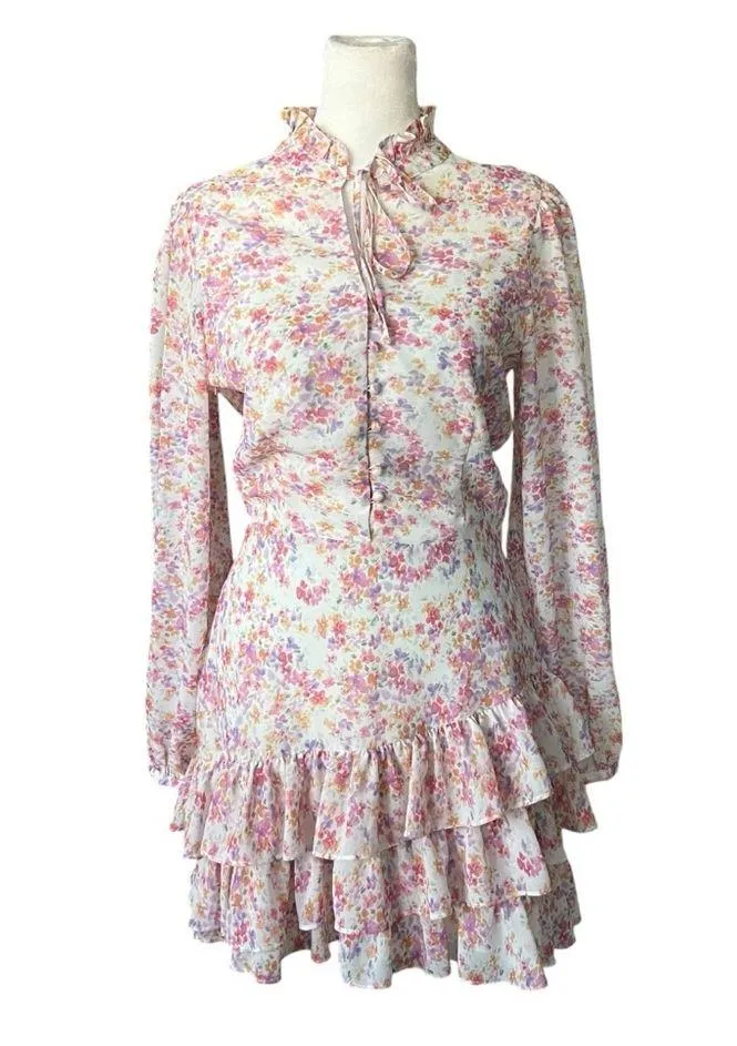 YUMI KIM Jenna Dress in Soft Spoken Ivory Sz Small - Image 4