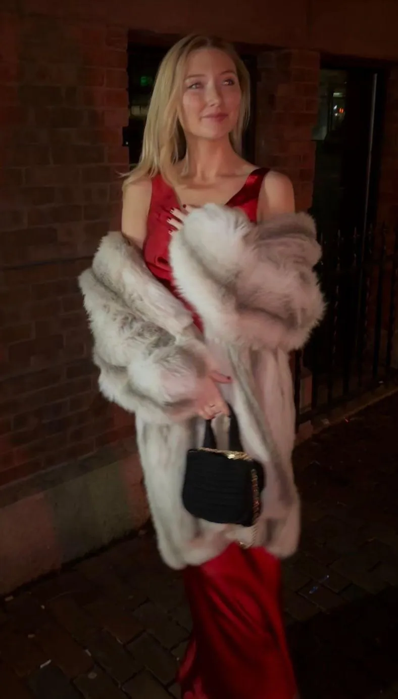 NIA | Fiora Dress In Ruby Red - Image 5