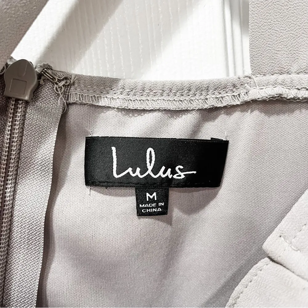 Grey Skater Dress Gray Size M - Image 8
