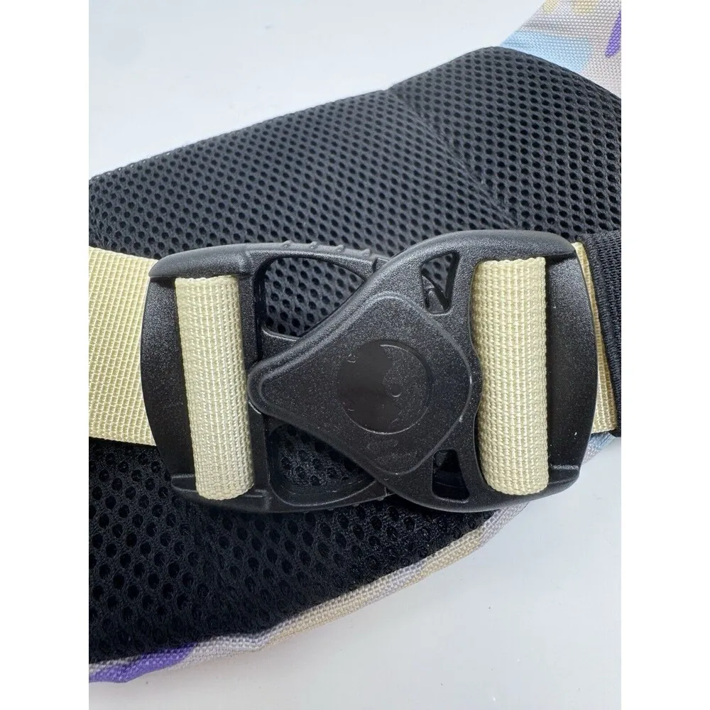 KAVU Spectator Waist Pack Multi Color 9”x5” Hike Urban Travel Black Fanny Pack - Image 7