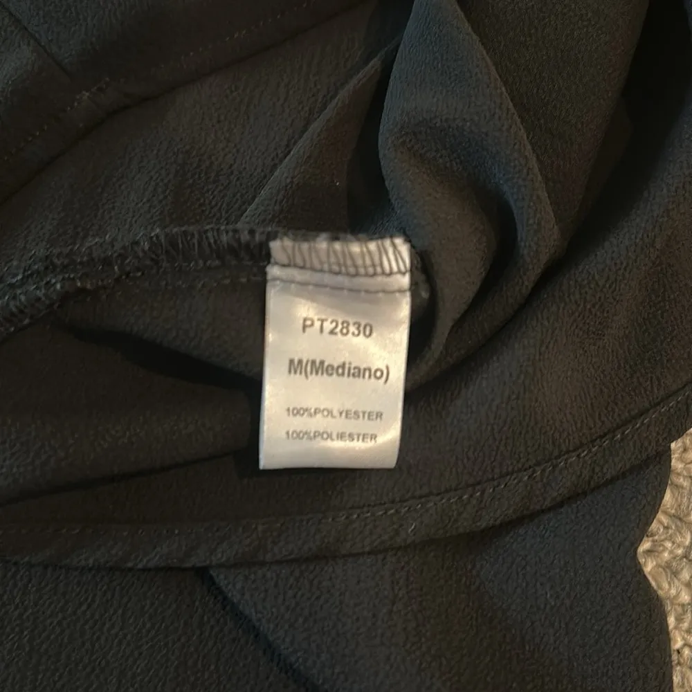 NWT Papermoon Crochet Detail Black Sleeveless Top Sz M - Image 9