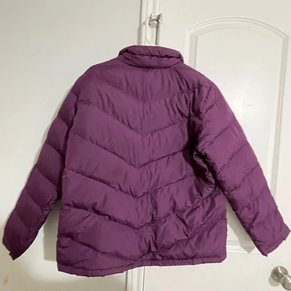 Lands' End  Purple Puffer Jacket - Image 4