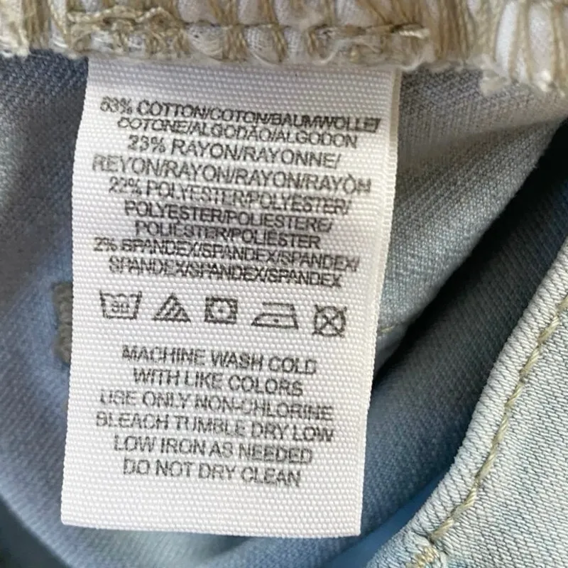 FP Movement Free People Skinny‎ Jeans Light Wash Cropped - Size 25 - Image 5