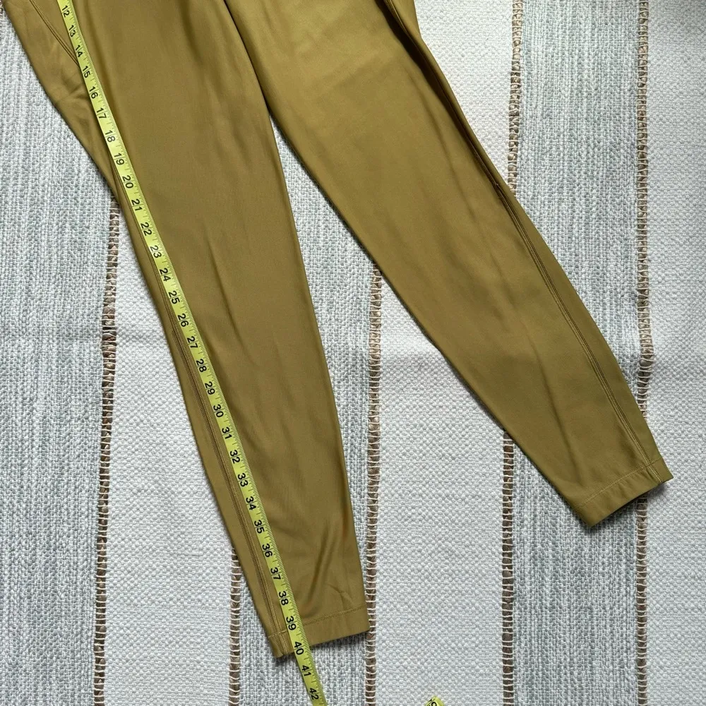 Lululemon Flurry Up Grape Leaf Yellow Super High Rise Tight 28” Women’s Size 12 - Image 5